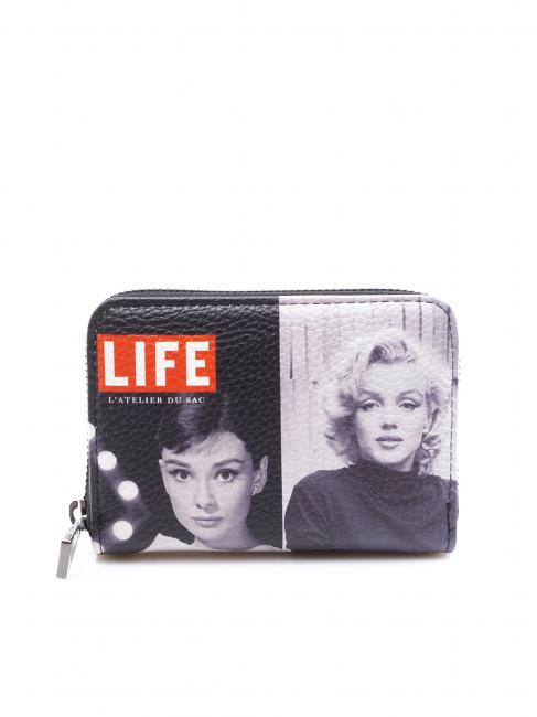 L'ATELIER DU SAC LIFE ELVIS Geldbörse mit mittlerem Reißverschluss Symbole - Brieftaschen Damen