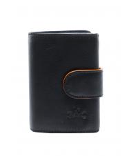 LESAC COLORFULL Ledergeldbörse mit Kartenhalter aus Aluminium - Brieftaschen Herren