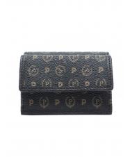 POLLINI HERITAGE Geldbörse mit Überschlag Schwarz - Brieftaschen Damen - 1