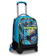 SJGANG GANG ANIMALI FLIP 3D SJ Abnehmbarer Trolley-Rucksack mit Dreifachrollen - Rucks&auml;cke mit Trolleyfunktion