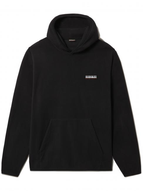 NAPAPIJRI T-TRIENT H Kapuzen-Sweatshirt aus Microfleece schwarz 041 - Sweatshirts Herren
