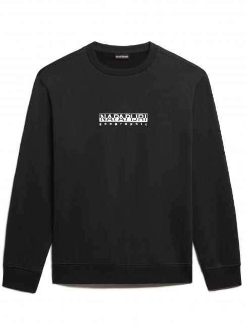 NAPAPIJRI B-BOX Rundhals-Sweatshirt mit Logo schwarz 041 - Sweatshirts Herren