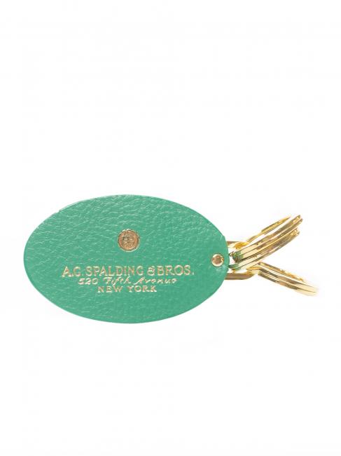 SPALDING Schlüsselbund ovale Haut  grün - Schlüsselanhänger und Schlüsseletuis