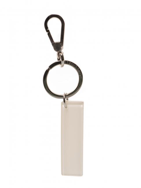 COCCINELLE LETTERA I Schlüsselanhänger aus Plexiglas und Metall blanche - Schlüsselanhänger und Schlüsseletuis