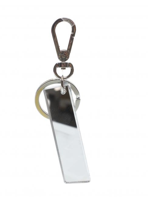 COCCINELLE LETTERA I Schlüsselanhänger aus Plexiglas und Metall SILBER - Schlüsselanhänger und Schlüsseletuis