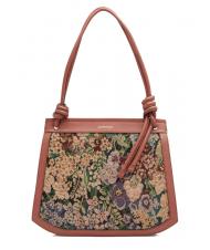 COCCINELLE ALLURE Tapestry Umh&auml;ngetasche mit Stoffstickerei - Damentaschen