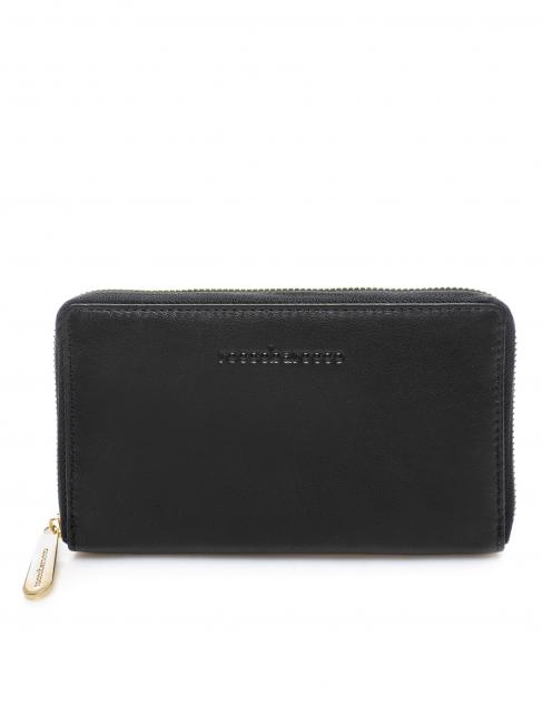 ROCCOBAROCCO Geldbörse Großartig zip around in Haut  Schwarz - Brieftaschen Damen