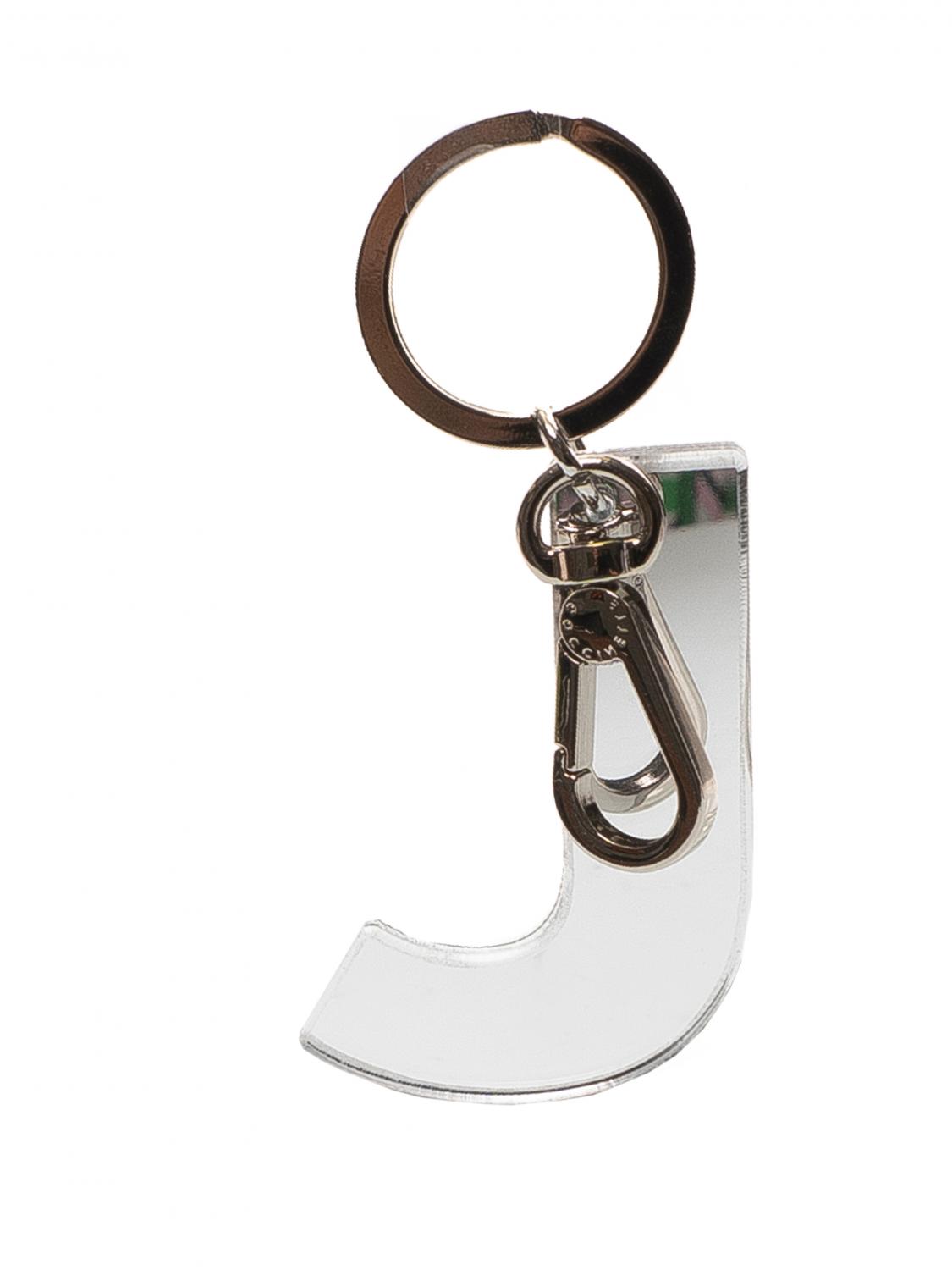 COCCINELLE LETTERA J Schlüsselanhänger aus Plexiglas und Metall