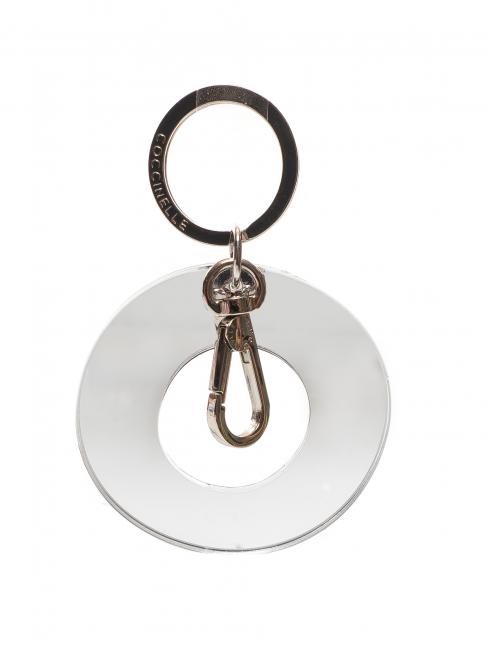 COCCINELLE LETTERA O Schlüsselanhänger aus Plexiglas und Metall SILBER - Schlüsselanhänger und Schlüsseletuis