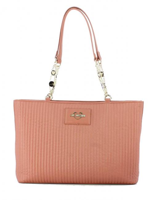LOVE MOSCHINO Tasche shoppingmitcatena charm  antik rosa - Damentaschen