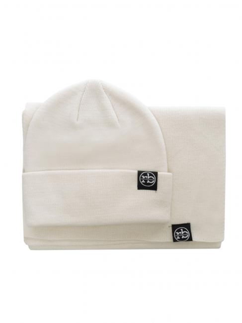 ROCCOBAROCCO Set Schal e Deckel beanie  nicht-gerade weiss - Schals