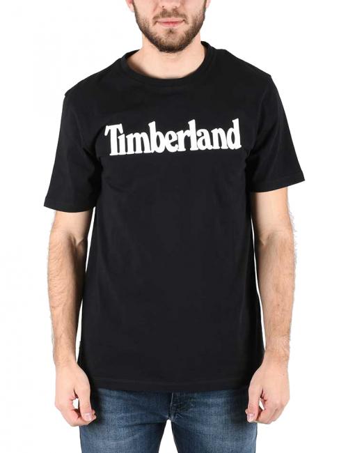 TIMBERLAND KENNEBEC LINEAR Baumwoll t-shirt SCHWARZ - Herren-T-Shirts