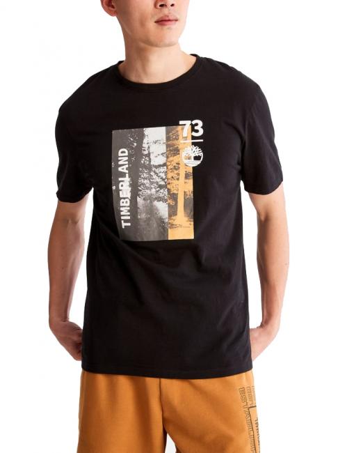 TIMBERLAND PHOTO Baumwoll t-shirt SCHWARZ - Herren-T-Shirts