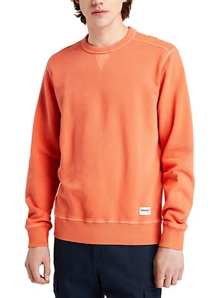 TIMBERLAND GD CREW Rundhals-Sweatshirt aus Baumwolle würzig orange - Sweatshirts Herren