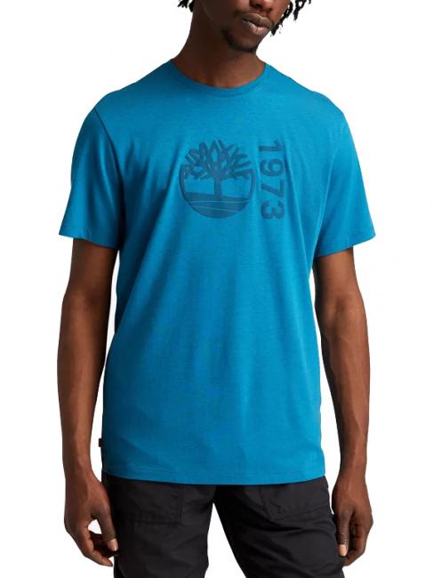 TIMBERLAND BRANDED T-Shirt aus Baumwollmischung Lyon / blau - Herren-T-Shirts
