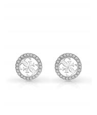 GUESS PAVE 4G LOGO STUDS Ohrringe SILBER - Ohrringe - 1