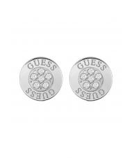 GUESS BUTTON LOGO AND CRYSTAL STUDS Ohrringe SILBER - Ohrringe - 1