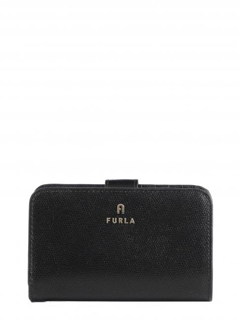 FURLA CAMELIA Geldbörse aus Leder für Damen Schwarz - Brieftaschen Damen