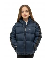 JOHN RICHMOND HARU Wattierte Jacke mit Kapuze blau - Kinder Jacken - 1