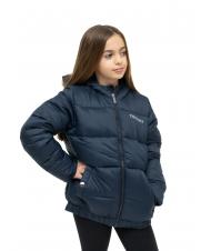 TRUSSARDI HIDETORA Kurze wattierte Jacke blau - Kinder Jacken - 1