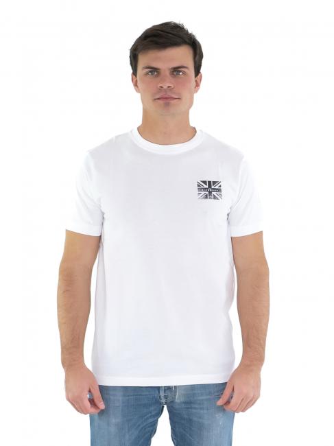 JOHN RICHMOND RAQUOT Logo-Flaggen-T-Shirt weiß optisch - Herren-T-Shirts