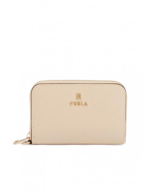 FURLA CAMELIA Brieftasche mit umlaufendem Reißverschluss aus Leder Tänzer - Brieftaschen Damen