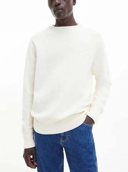 CALVIN KLEIN RELAX Pullover im Milano-Muster Vanilleeis - Sweatshirts Herren