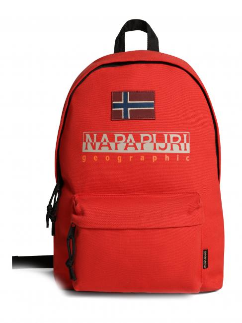 NAPAPIJRI HERING DP Rucksack rote Mohnblumen - Rucksäcke für Schule &amp; Freizeit