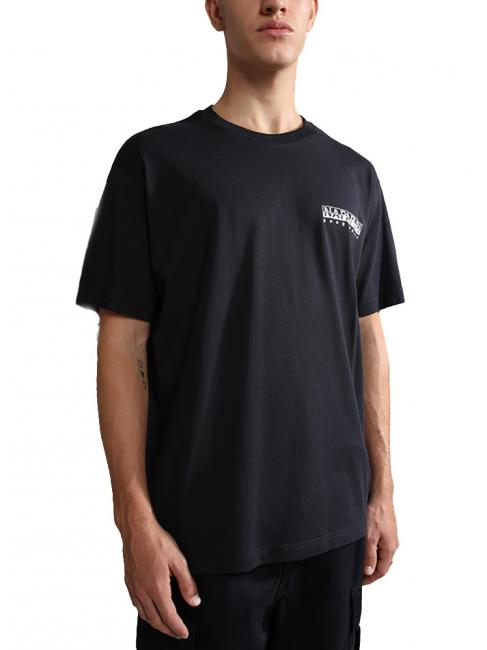 NAPAPIJRI S-TELEMARK Baumwoll t-shirt schwarz 041 - Herren-T-Shirts