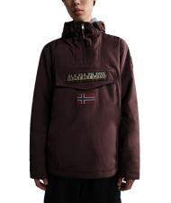 NAPAPIJRI RAINFOREST WINTER 3 Wasserdichte Jacke mit Kapuze Burgunder Fudge - Herrenjacken - 1