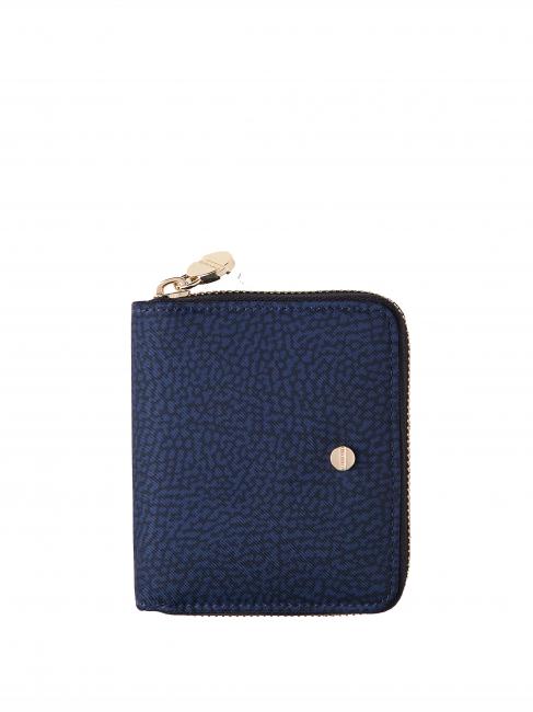BORBONESE CLASSICA Geldbörse mit mittlerem Reißverschluss blau - Brieftaschen Damen