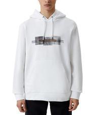 CALVIN KLEIN BOX STRIPED LOGO Kapuzenpullover Helles Weiss - Sweatshirts Herren - 1