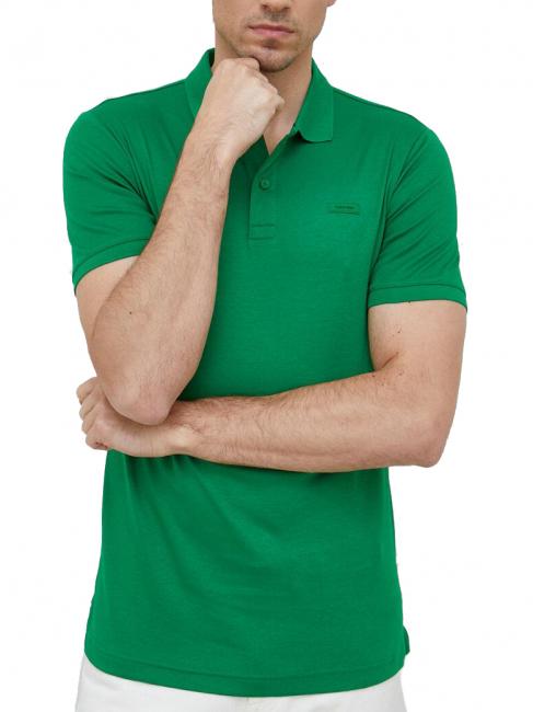 CALVIN KLEIN SMOOTH Slim Kurzärmliges Poloshirt aus Baumwolle Keltisches Kleeblatt - Herren-Polo-Shirts/Herren-Polo-Shirt/Herrenpoloshirt/Herrenpoloshirts