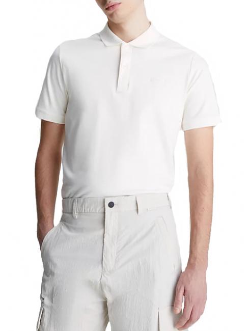 CALVIN KLEIN SMOOTH Slim Kurzärmliges Poloshirt aus Baumwolle Reiher - Herren-Polo-Shirts/Herren-Polo-Shirt/Herrenpoloshirt/Herrenpoloshirts