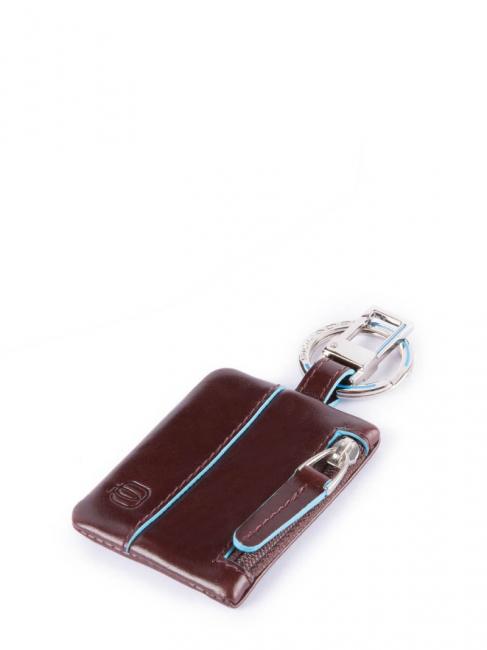 PIQUADRO BLUE SQUARE Schlüsselanhänger mit Connequ MAHAGONI - Schlüsselanhänger und Schlüsseletuis