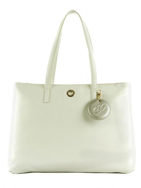 MANDARINA DUCK  MELLOW Schulter-Einkaufstasche optisch weiß - Damentaschen