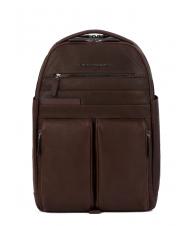 PIQUADRO PAAVO Laptop-Rucksack 15,6", aus Leder - PC-Rucksäcke