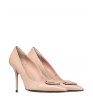 LOVE MOSCHINO Scarpa d&Atilde;&copy;collet&Atilde;&copy; alta in nappa  nackt - Damenschuhe - 1