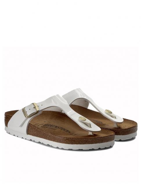 BIRKENSTOCK GIZEH Zehensandalen aus Birko-Flor Weiß - Damenschuhe