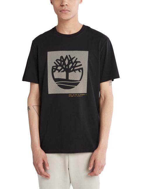 TIMBERLAND GRAPHIC T-Shirt mit Baum-Grafik SCHWARZ - Herren-T-Shirts