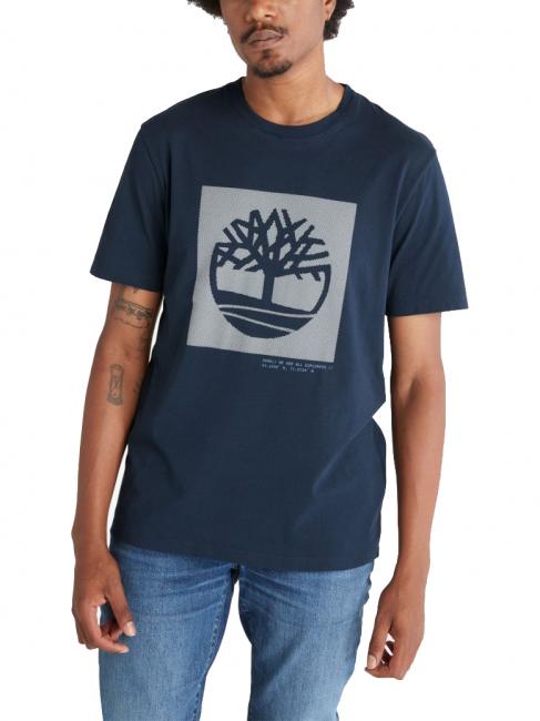 TIMBERLAND GRAPHIC T-Shirt mit Baum-Grafik dunkler Saphir - Herren-T-Shirts