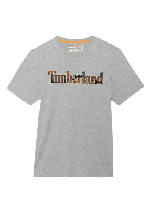TIMBERLAND T-shirtmitlogo mimetico  mittelgrau meliert - Herren-T-Shirts