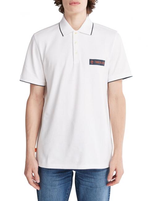 TIMBERLAND CARRIER Poloshirt aus Baumwolle Weiß - Herren-Polo-Shirts/Herren-Polo-Shirt/Herrenpoloshirt/Herrenpoloshirts