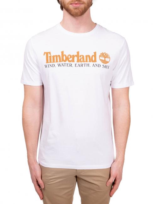 TIMBERLAND WWES Baumwoll t-shirt Weiß - Herren-T-Shirts