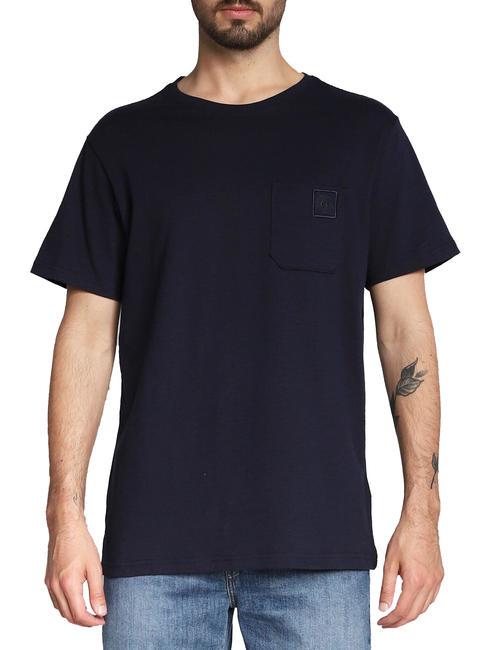 GUESS KIKI T-Shirt aus Baumwolle mit Taschen smartblue - Herren-T-Shirts