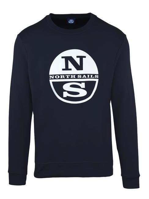 NORTH SAILS LOGO PRINT Sweatshirt mit Rundhalsausschnitt blau marine - Sweatshirts Herren