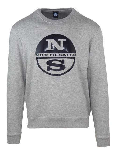 NORTH SAILS LOGO PRINT Sweatshirt mit Rundhalsausschnitt grau - Sweatshirts Herren