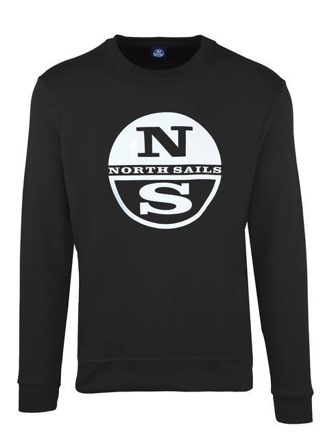NORTH SAILS LOGO PRINT Sweatshirt mit Rundhalsausschnitt Schwarz - Sweatshirts Herren