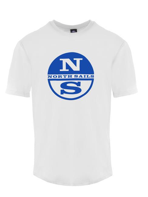 NORTH SAILS LOGO PRINT Baumwoll t-shirt Weiß - Herren-T-Shirts