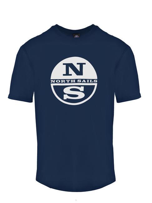 NORTH SAILS LOGO PRINT Baumwoll t-shirt blau marine - Herren-T-Shirts